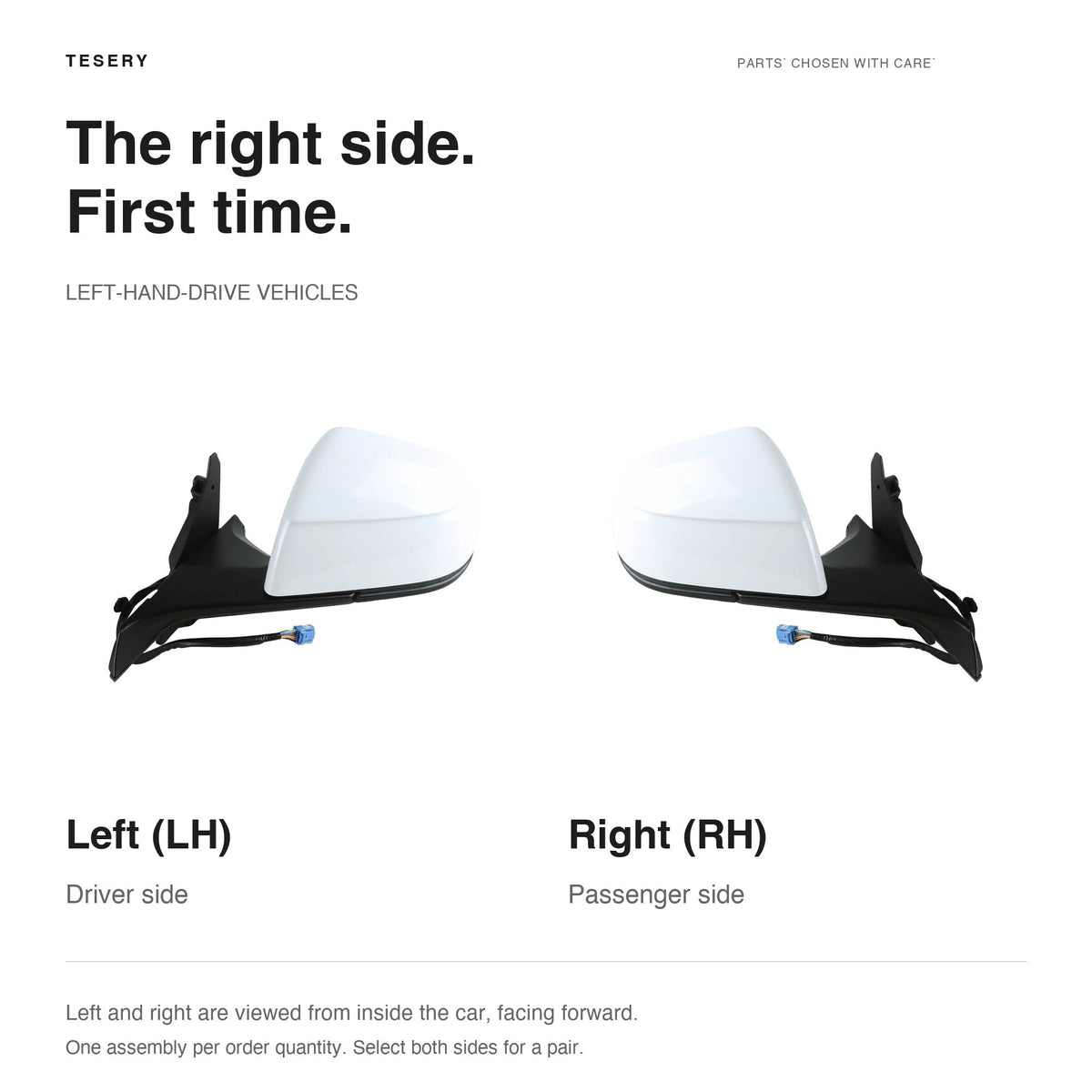 Side Mirror Assembly for Tesla Model Y Juniper & Model YL - Tesery Official Store