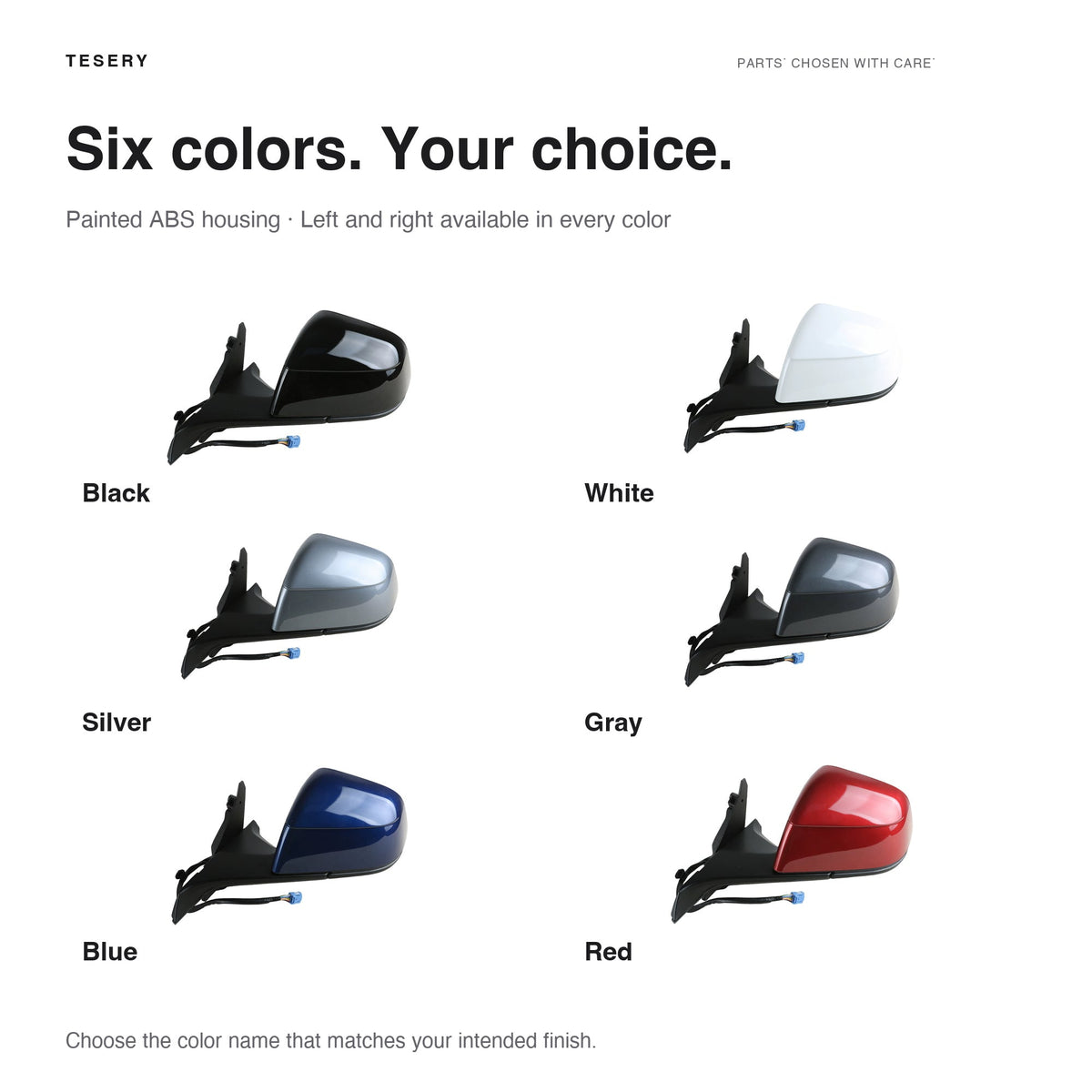 Side Mirror Assembly for Tesla Model Y Juniper & Model YL - Tesery Official Store