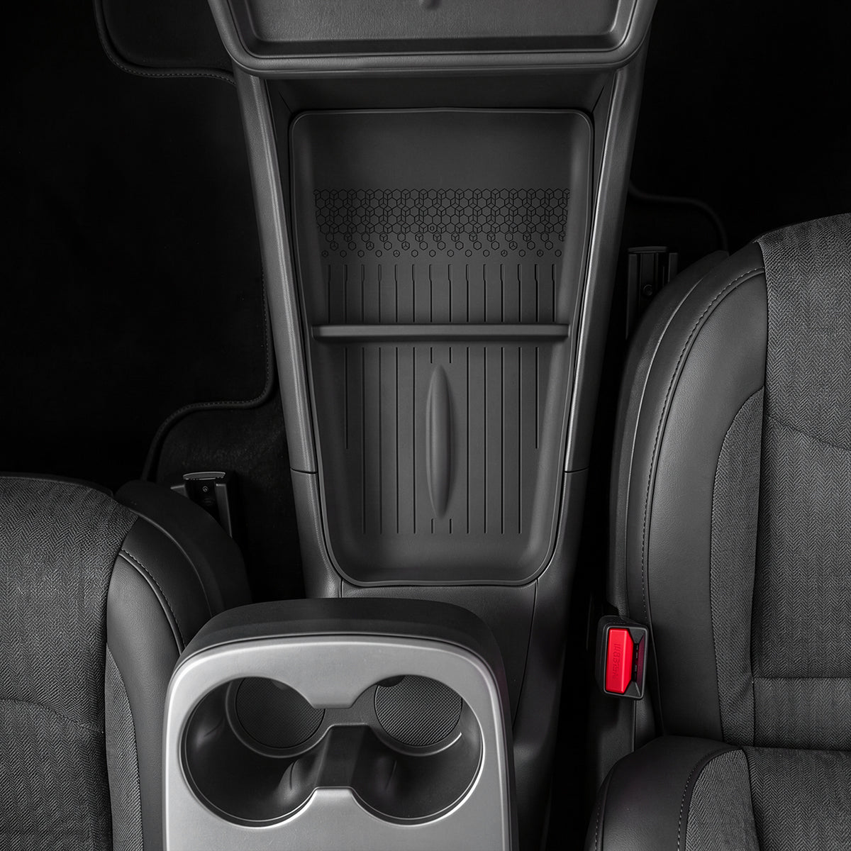 Silicone Center Console Lower Tray Mat for Model Y Standard 2026+ - Tesery Official Store