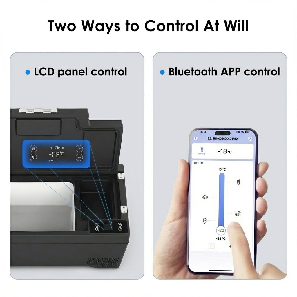 テスラ モデルX用スマートポータブルトランクフリーザー - Bluetooth