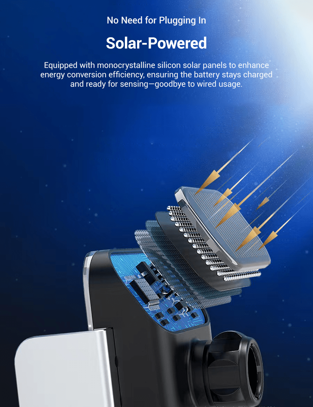 Solar mobile phone holder for Tesla model 3/Y