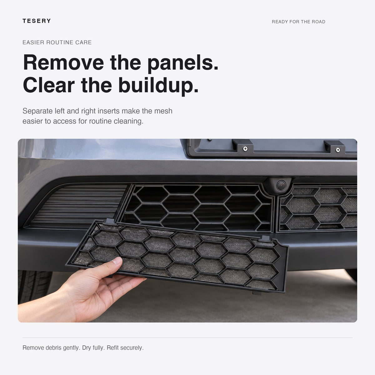 Split Insect Net Front Bumper Grill for Model Y Juniper / Model YL - Tesery Official Store