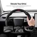 Sport Carbon Fiber Steering Wheel for Model 3 Highland / Model Y Juniper - Tesery Official Store