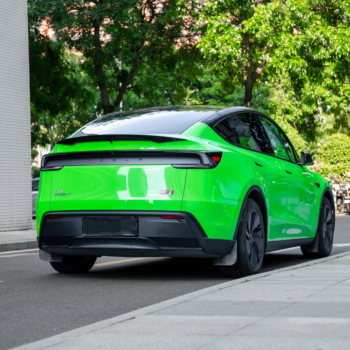 VEVOR Aileron GT 1200 Mm Pour Tesla Model Y - Becquet Arrière ABS Noir Mat Peinture Cuisson