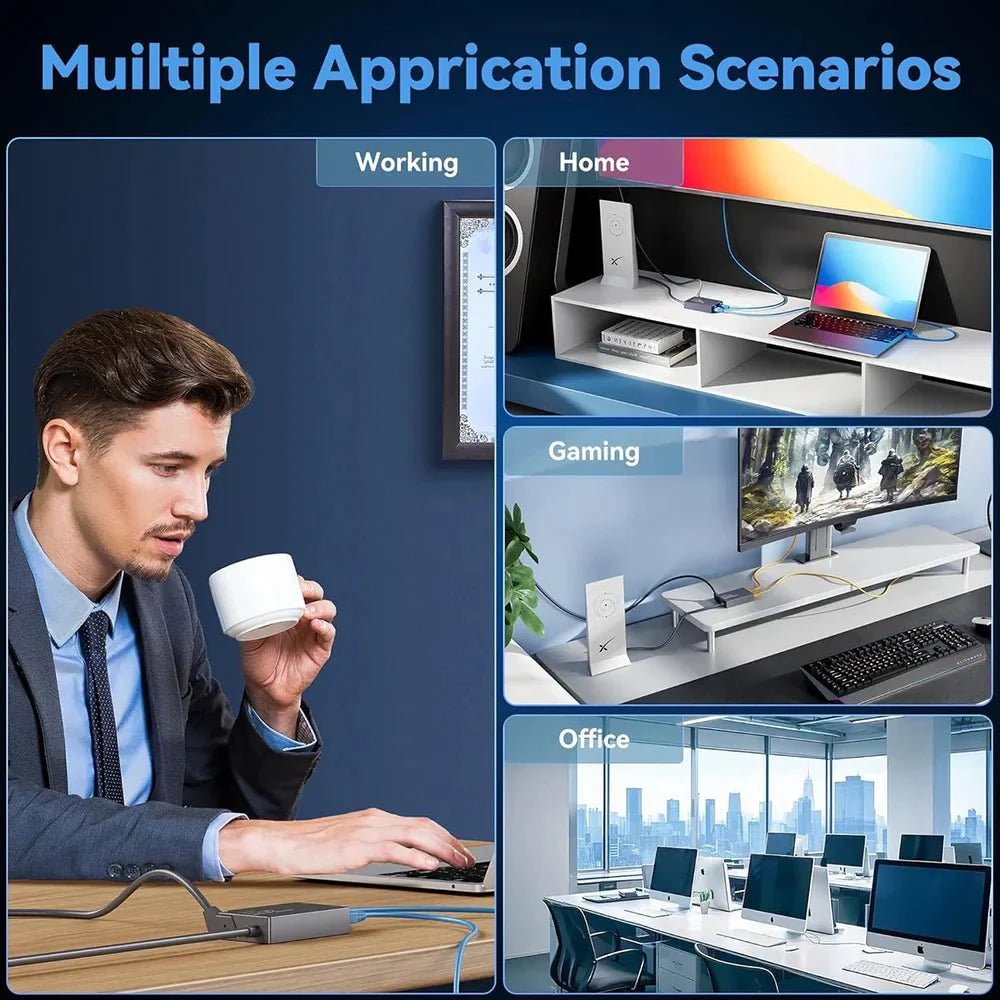 Starlink Gen 2 Dual - Port Ethernet Adapter | 2 - in - 1 RJ45 Splitter - Tesery Official Store