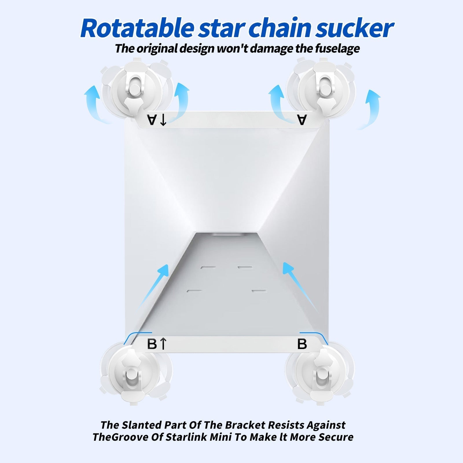 Starlink Mini Magnetic Mount | 2 - in - 1 Car Roof & Window Mount - Tesery Official Store