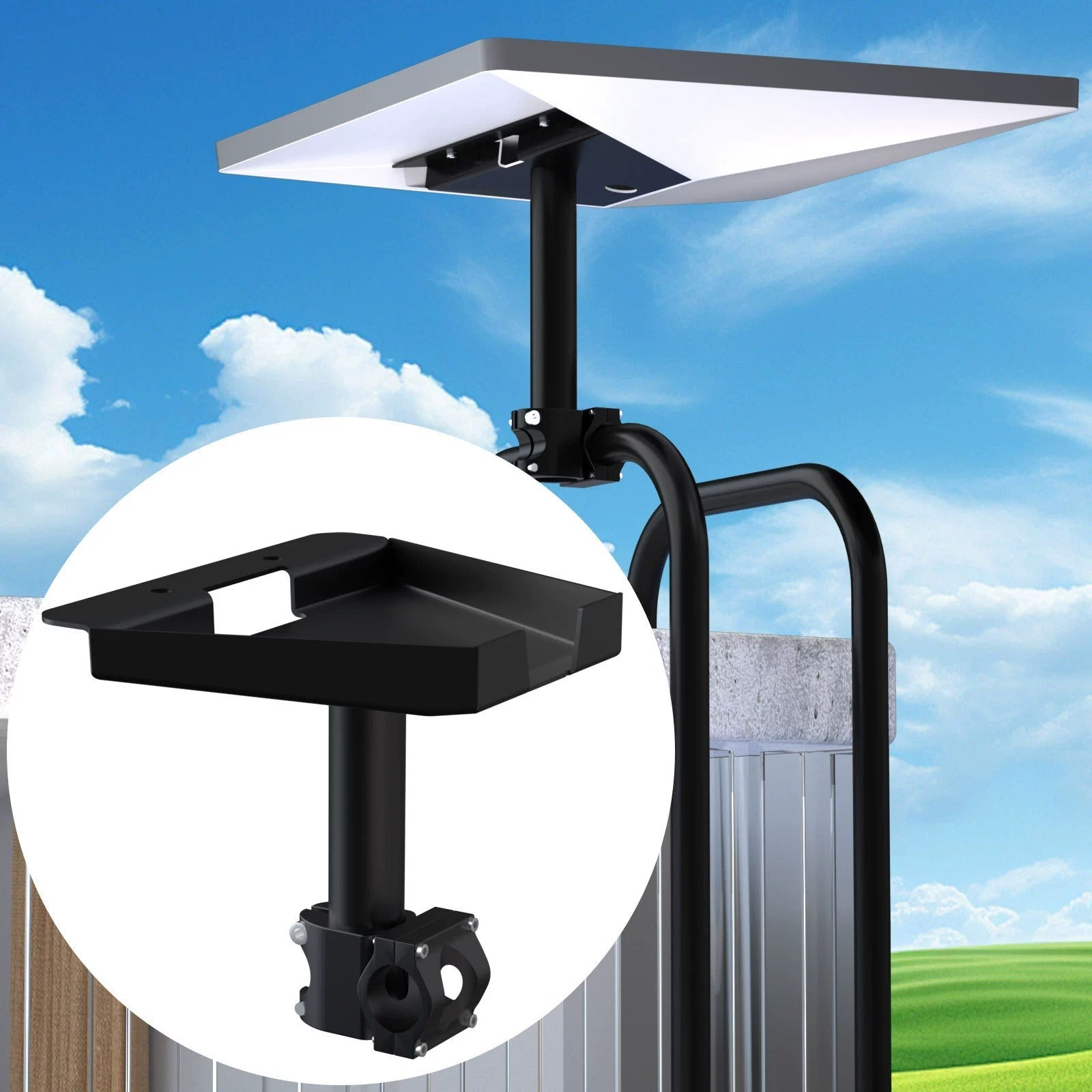 Starlink RV Roof Mount | Heavy - Duty Metal Permanent Mount - Tesery Official Store