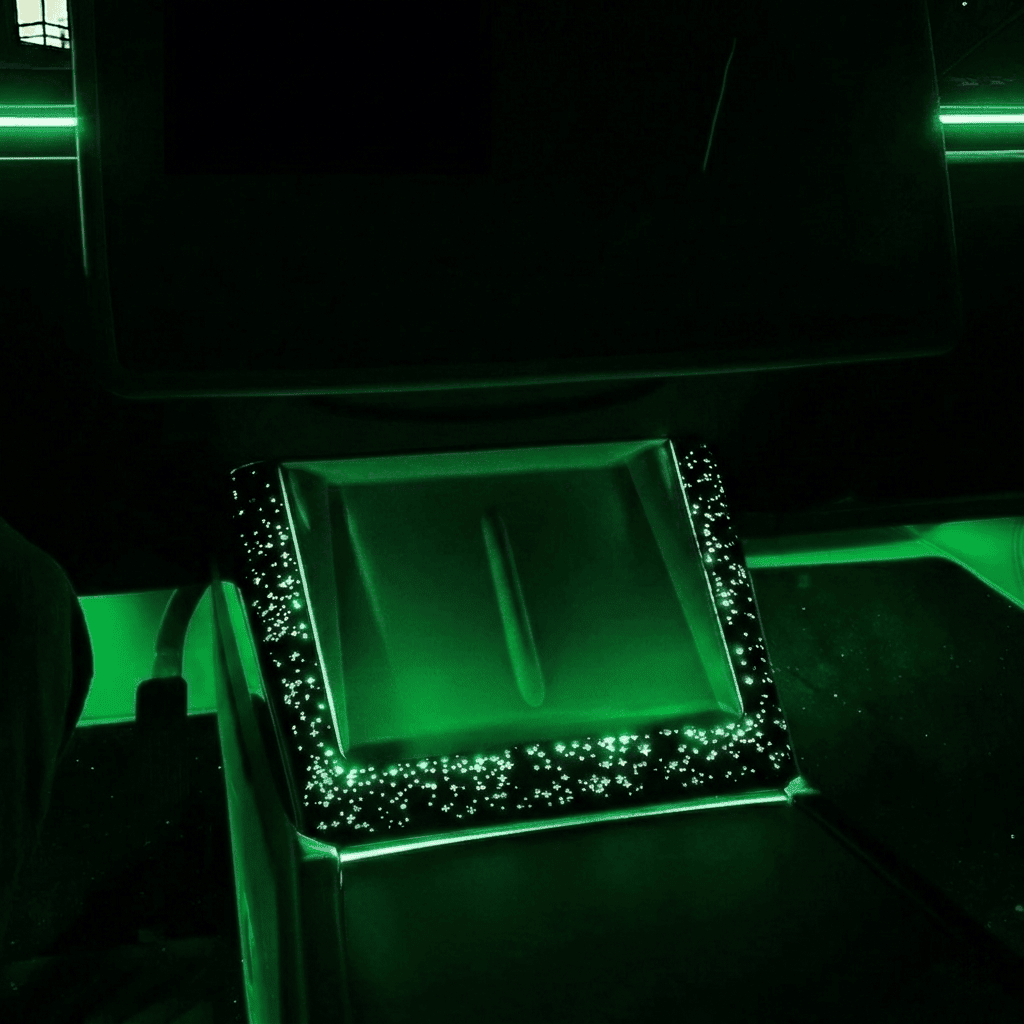 Starry Galaxy Wireless Charging Port Ambient Light for Model 3 Highland / Model Y Juniper - Tesery Official Store