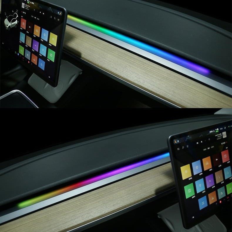 Streamer LED Ambient Light for Model 3/Y (2020 - Present) | App Controlled - Tesery Official Store