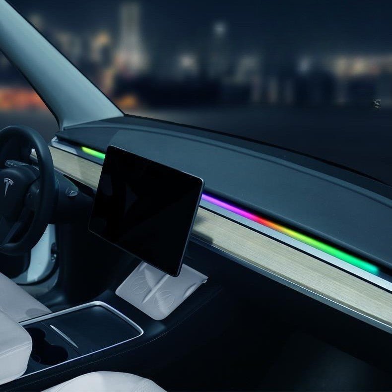 テスラ センターコンソール＆ダッシュボード アンビエントライト for