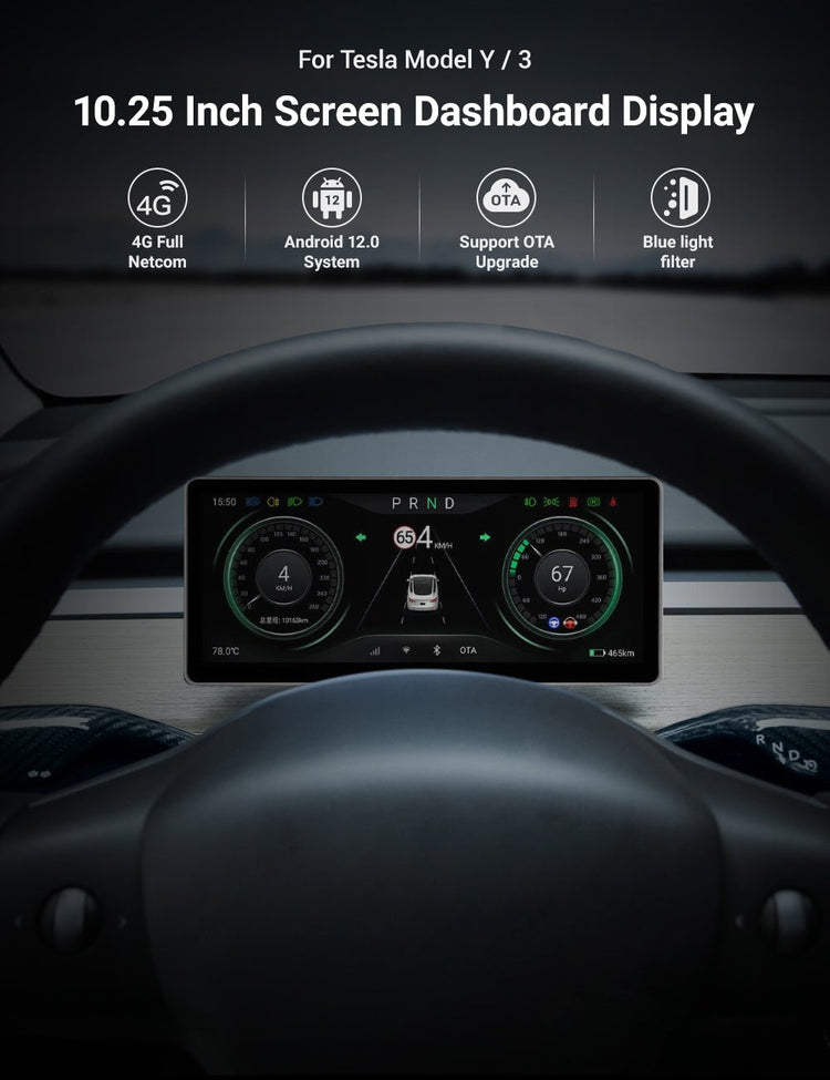 Tesla Dashboard Screen | Model 3 & Y