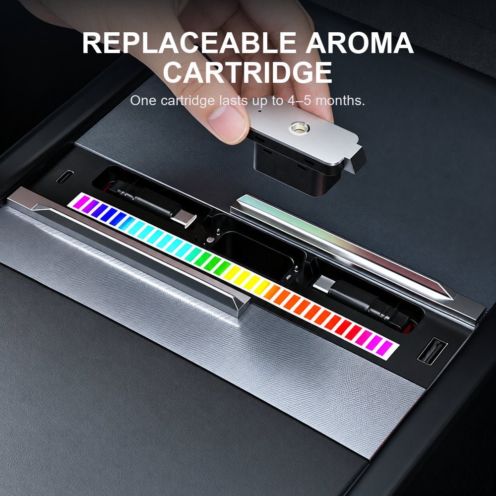 TESERY 116W Smart Aroma RGB Center Console Hub for Tesla Model 3/Y/YL - Tesery Official Store