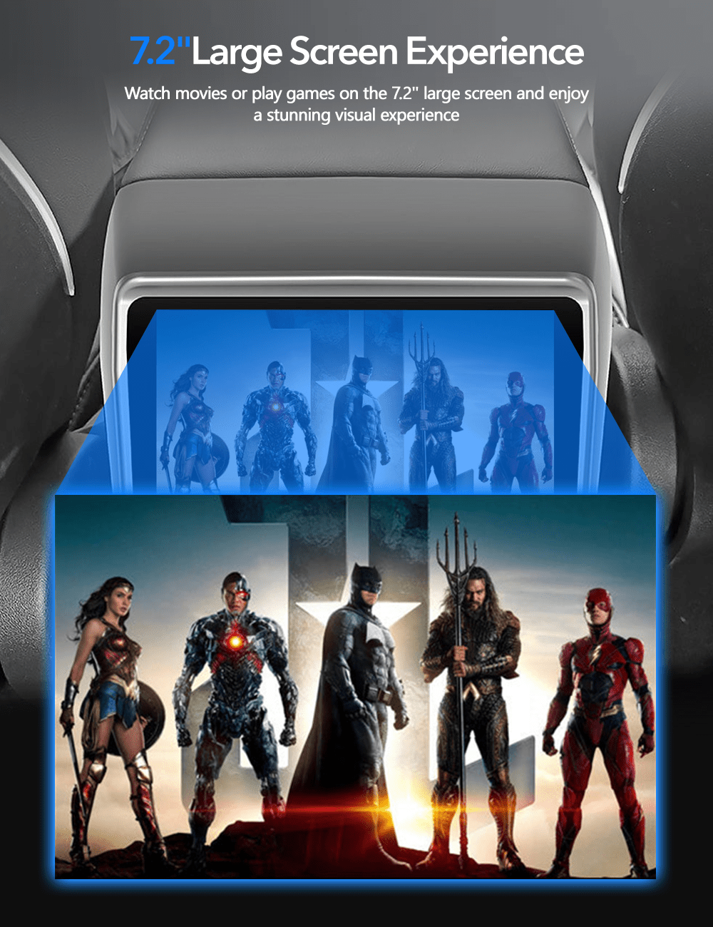 Tesla Entertainment 7.2‘’ Tesla Model 3/Y Rear Seat Entertainment System - Tesery