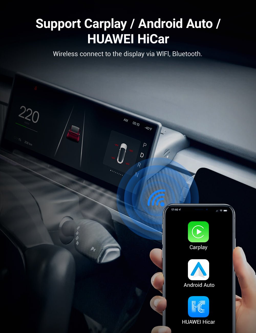 TESERY 9 Inch Screen Dashboard Display With Carplay & Android Auto for Model 3 / Model Y - Tesery Official Store