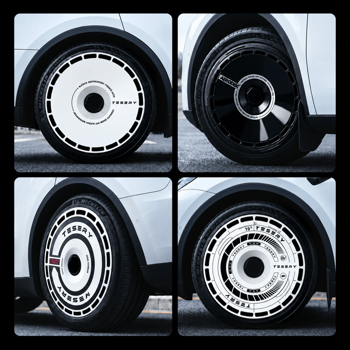 TESERY Aero DISC Wheel Covers for Model Y / Model 3 Highland - Tesery Official Store