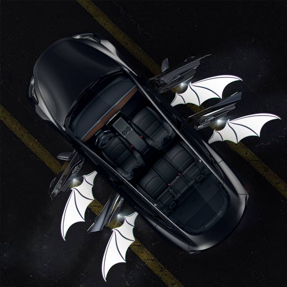 Tesla Angel Wings Door Welcome Lights for Model 3/Y/S/X