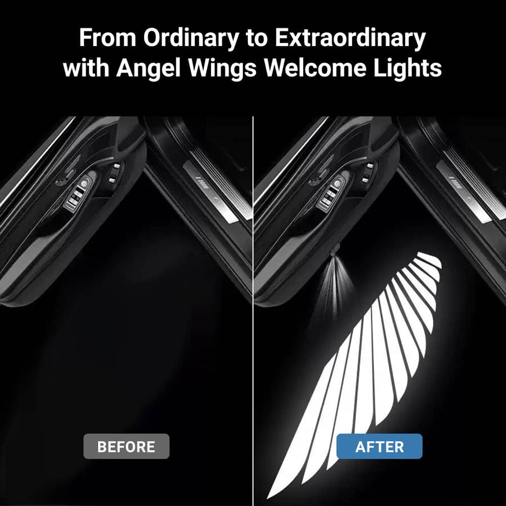 Tesla Angel Tesla Angel Wings Door Welcome Lights for Model 3/Y/S/X