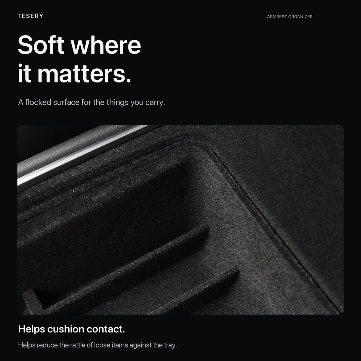 TESERY Armrest Organizer Console Tray for Model 3 / Model Y - Tesery Official Store