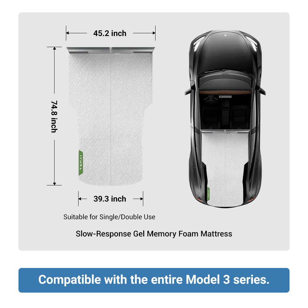 TESERY テスラ モデル3/Y用キャンピングマットレス