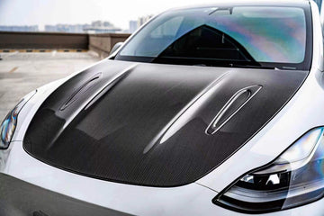 TESERY Carbon Fiber Hood Bonnet for Tesla Model Y - Tesery Official Store