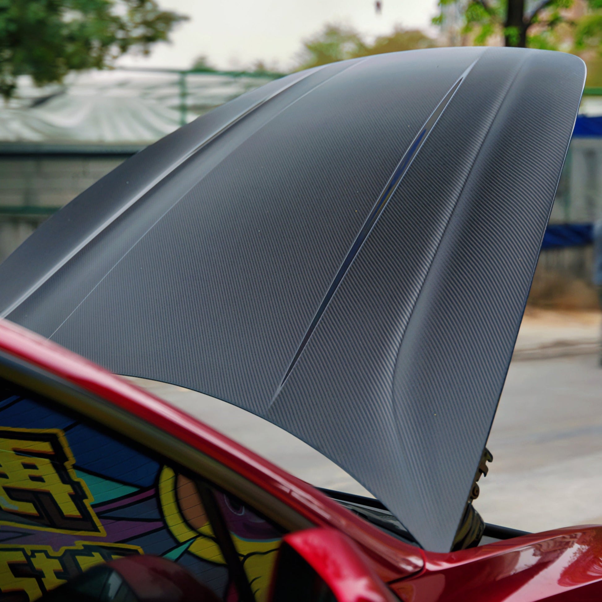 TESERY Carbon Fiber Hood Clearview Glass Transparent for Tesla Model 3 Highland - Tesery Official Store