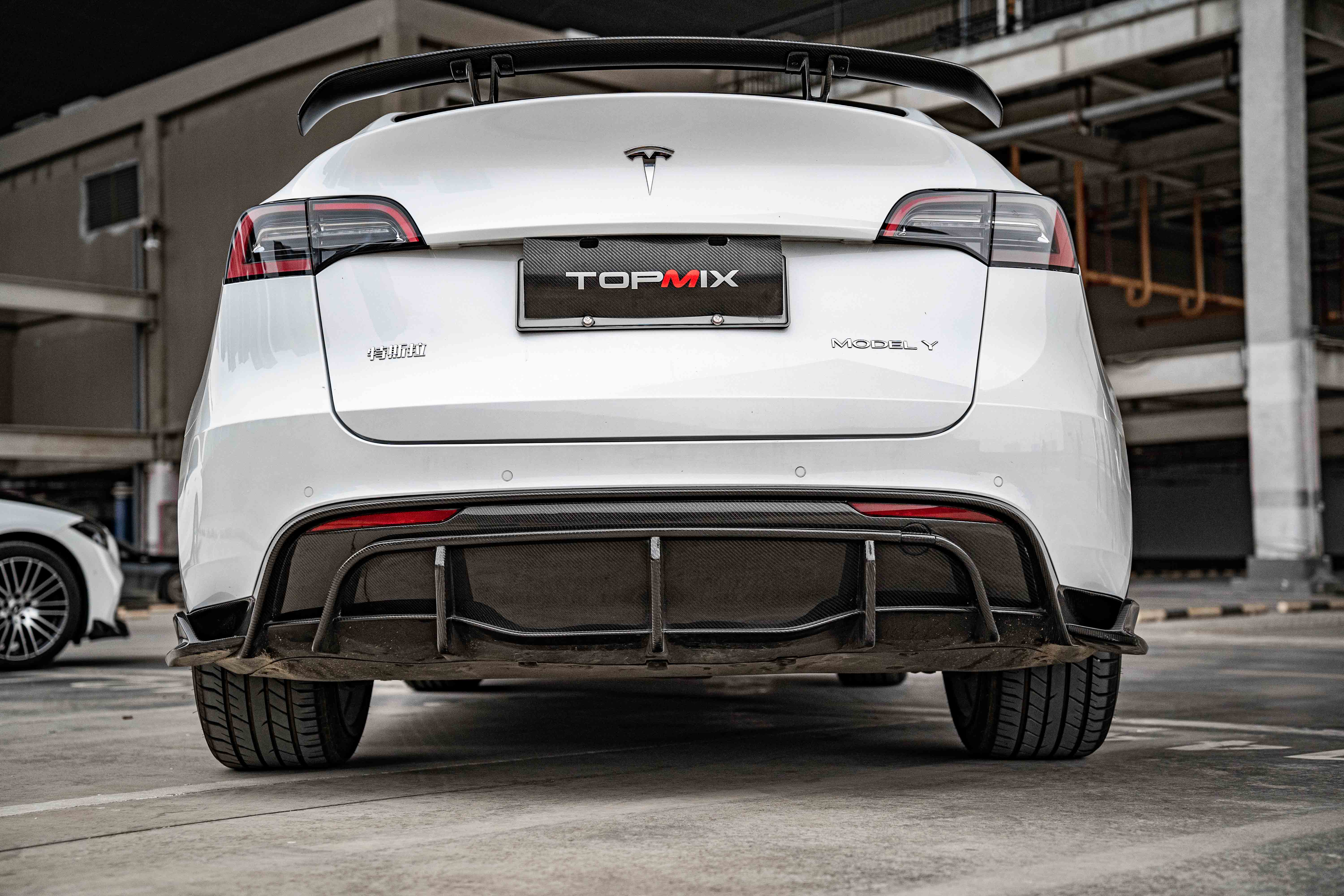TESERY Carbon Fiber Rear Diffuser Ver.2 for Tesla Model Y
