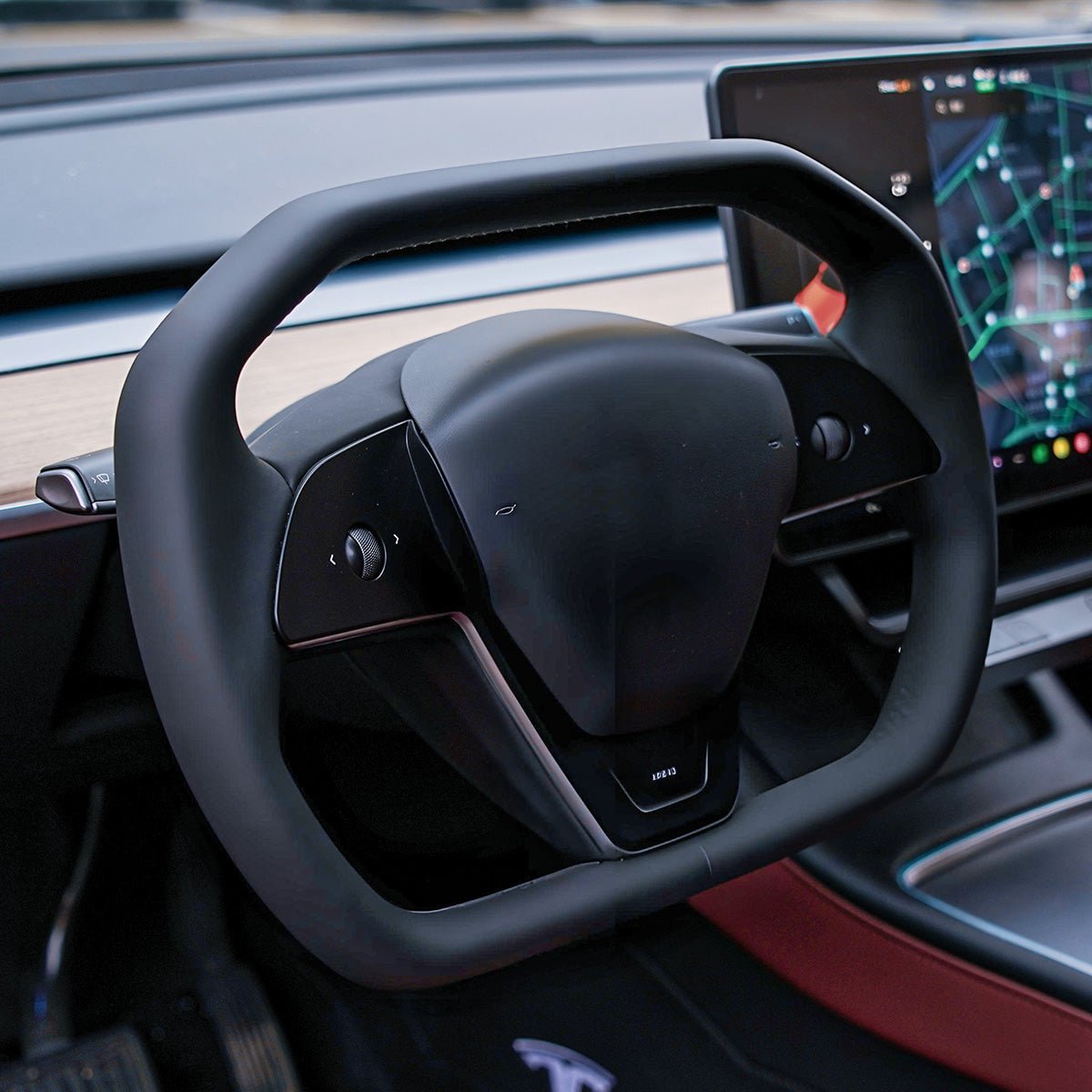 Tesla Stering Less Car Cybertruck Steering Wheel for Tesla Model 3 / Y | Tesery
