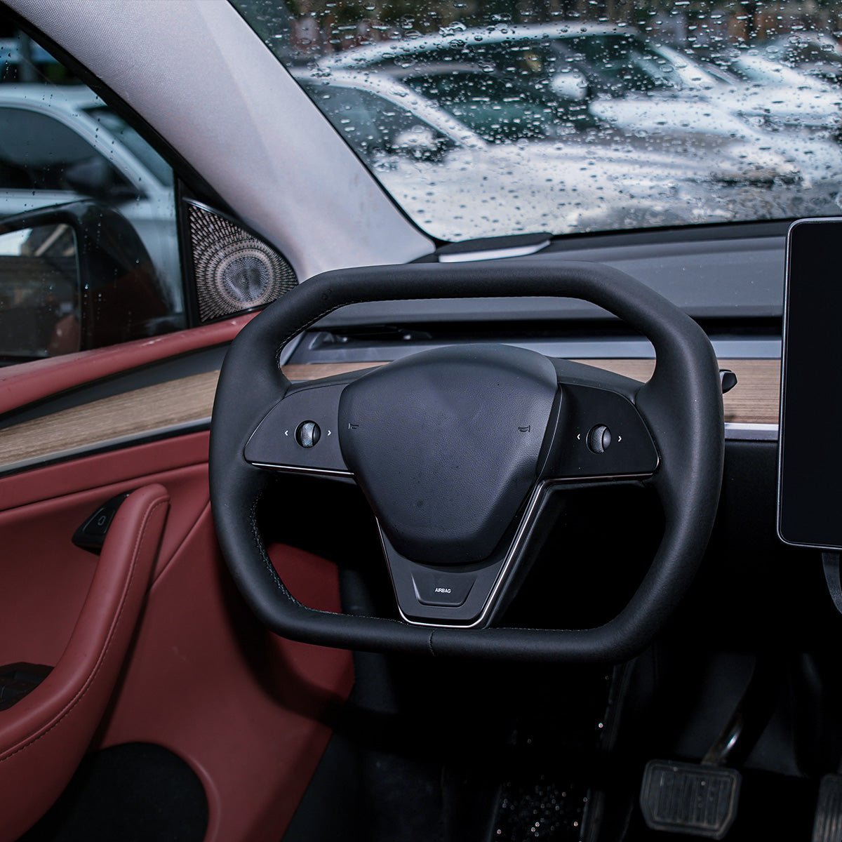 テスラ モデル3 / Y用 サイバートラック ステアリングホイール | Tesery