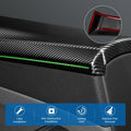 TESERY Dry Carbon Fiber Full Upper Oversized Extended Door Panel Overlays for Model Y Juniper - Tesery Official Store
