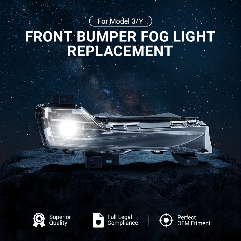 TESERY Front Bumper Fog Light Replacement for Model 3/Y - Tesery Official Store