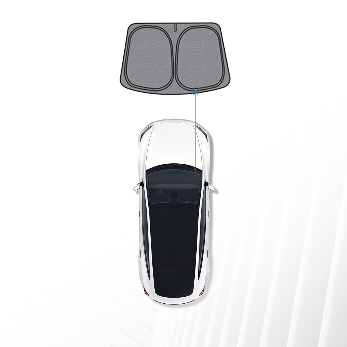 テスラ Model YL専用 サンシェード フルセット テスラ Model YL フルカーサンシェードセット | 99% UVカット UPF 50+