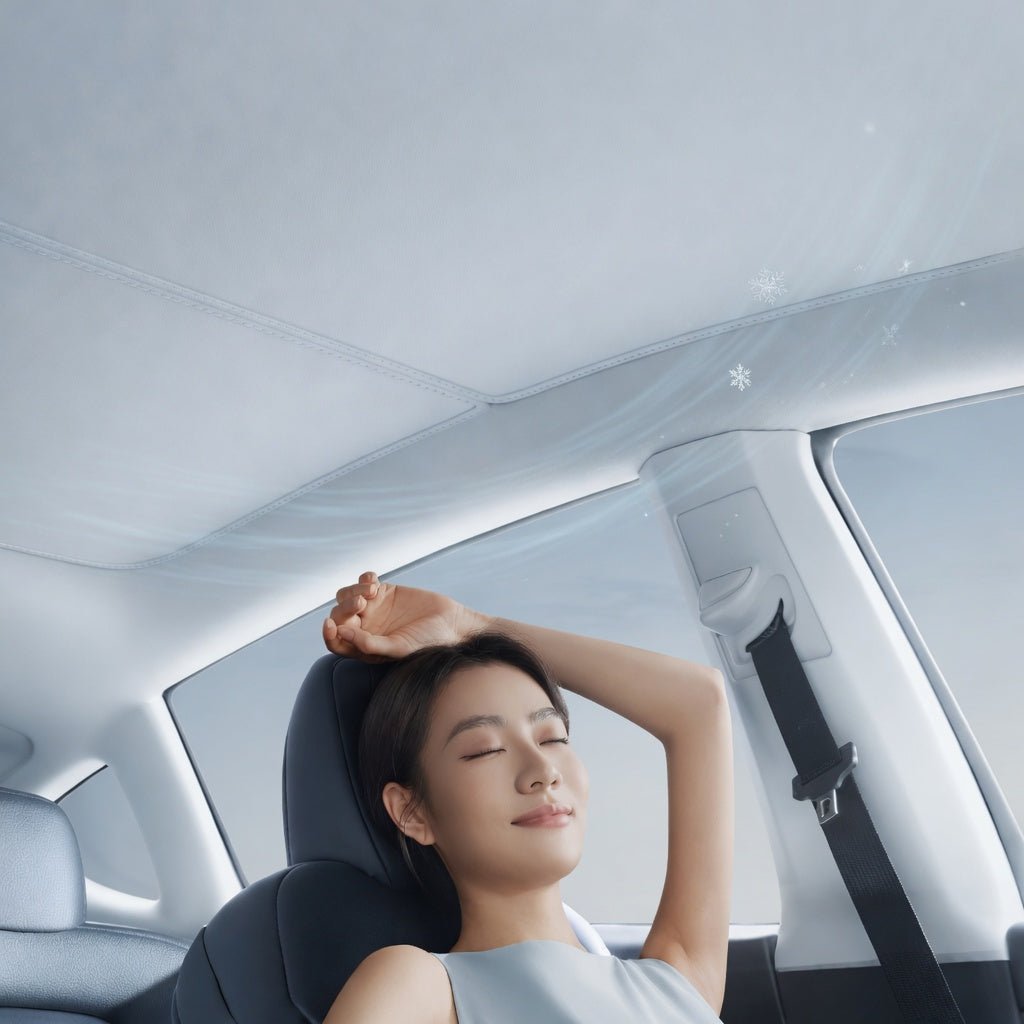 TESERY Glass Roof Sunshade for Tesla Model YL 6-Seater