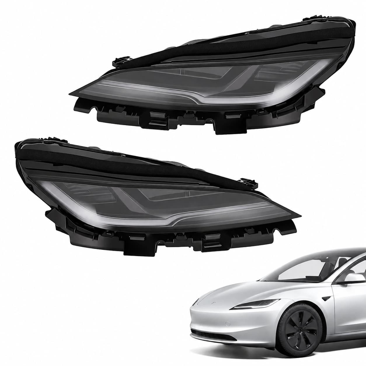Tesla Model 3 Highland LED Headlight Assembly丨PN 1694086/1694087