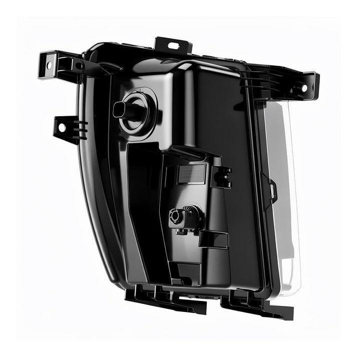 Model X fog light assembly housing view
