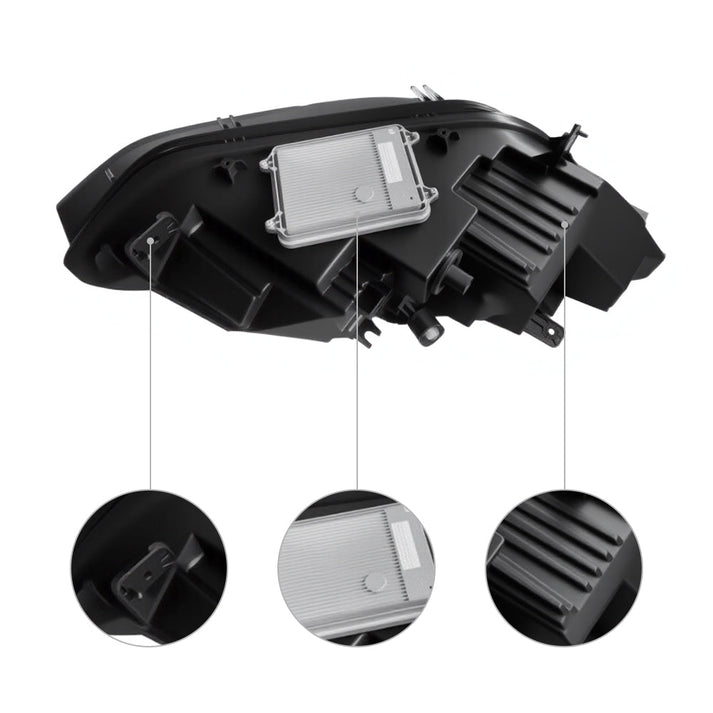 TESERY Headlight Assembly for Model X (16 - 23) - Durable Build