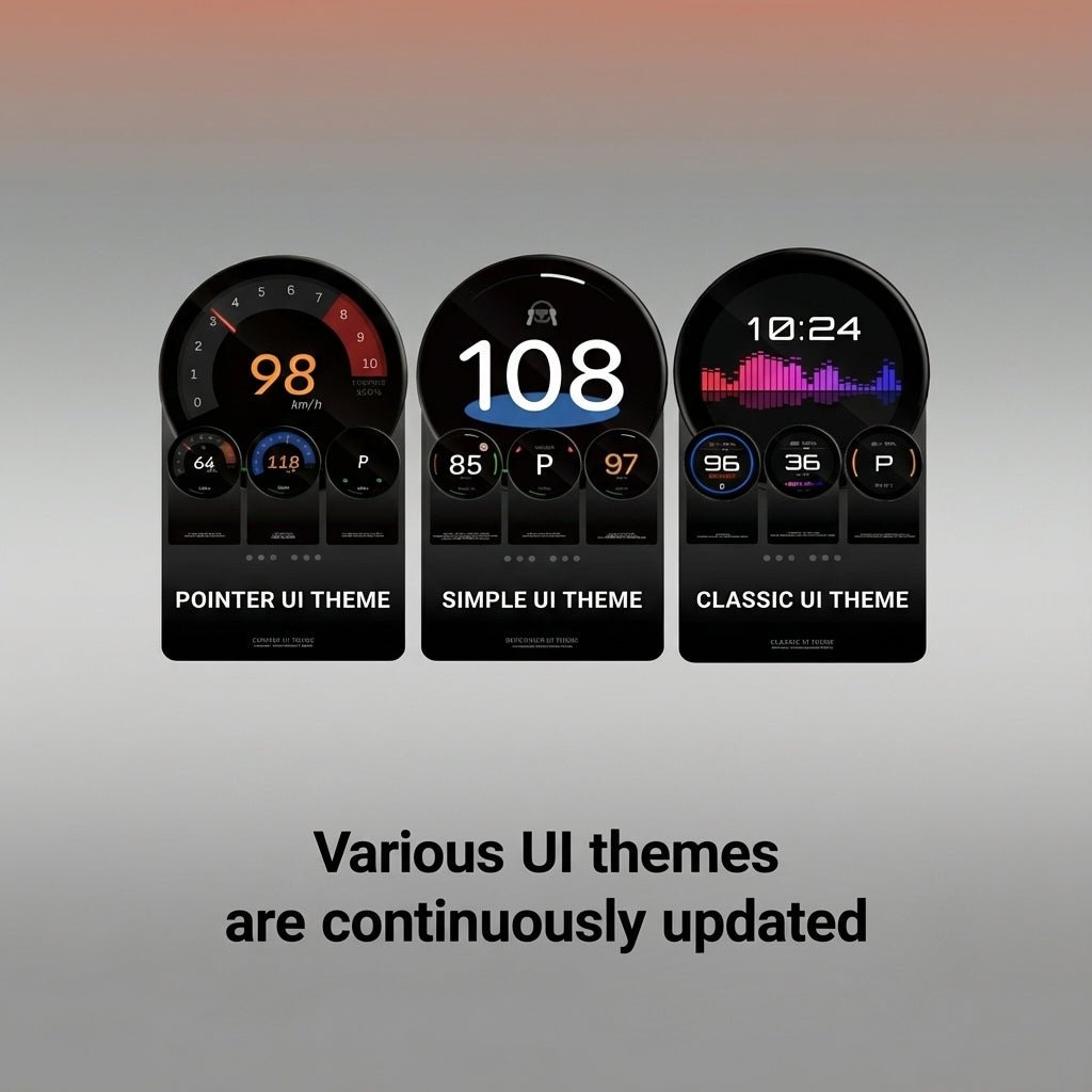 Tesery MagLink HUD - モデルY ジュニパーおよびモデル3 ハイランド用