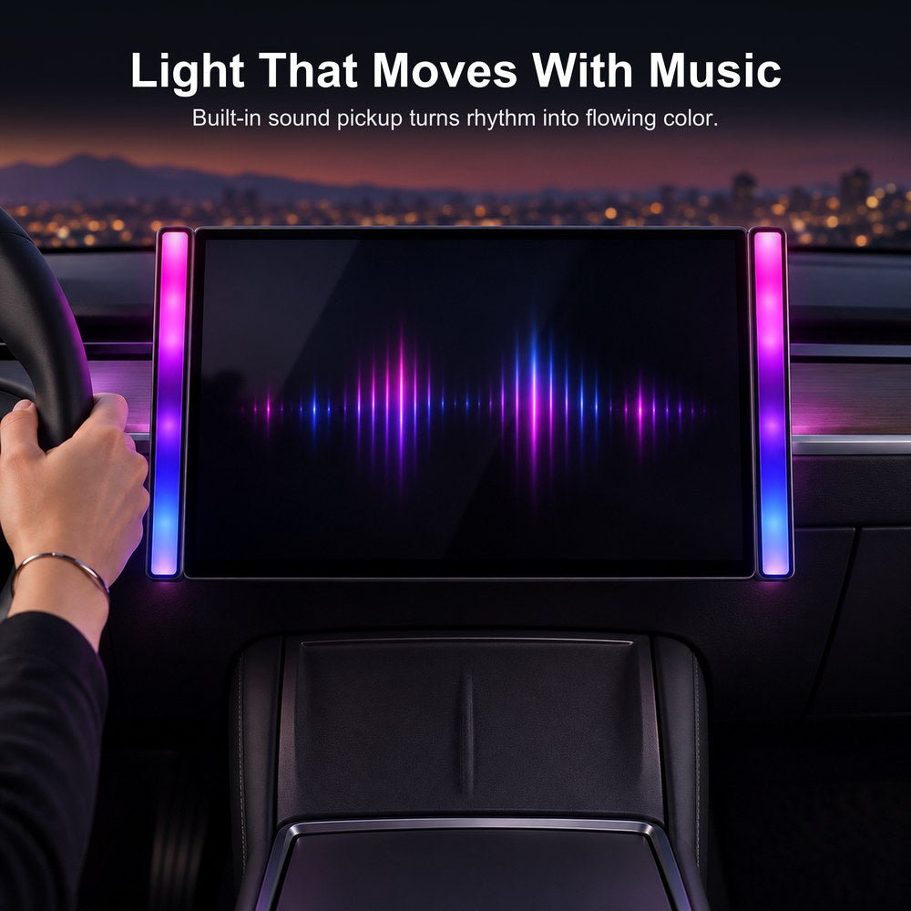 TESERY Model 3/Y RGB Sound-Activated Ambient Lighting Kit - Tesery Official Store