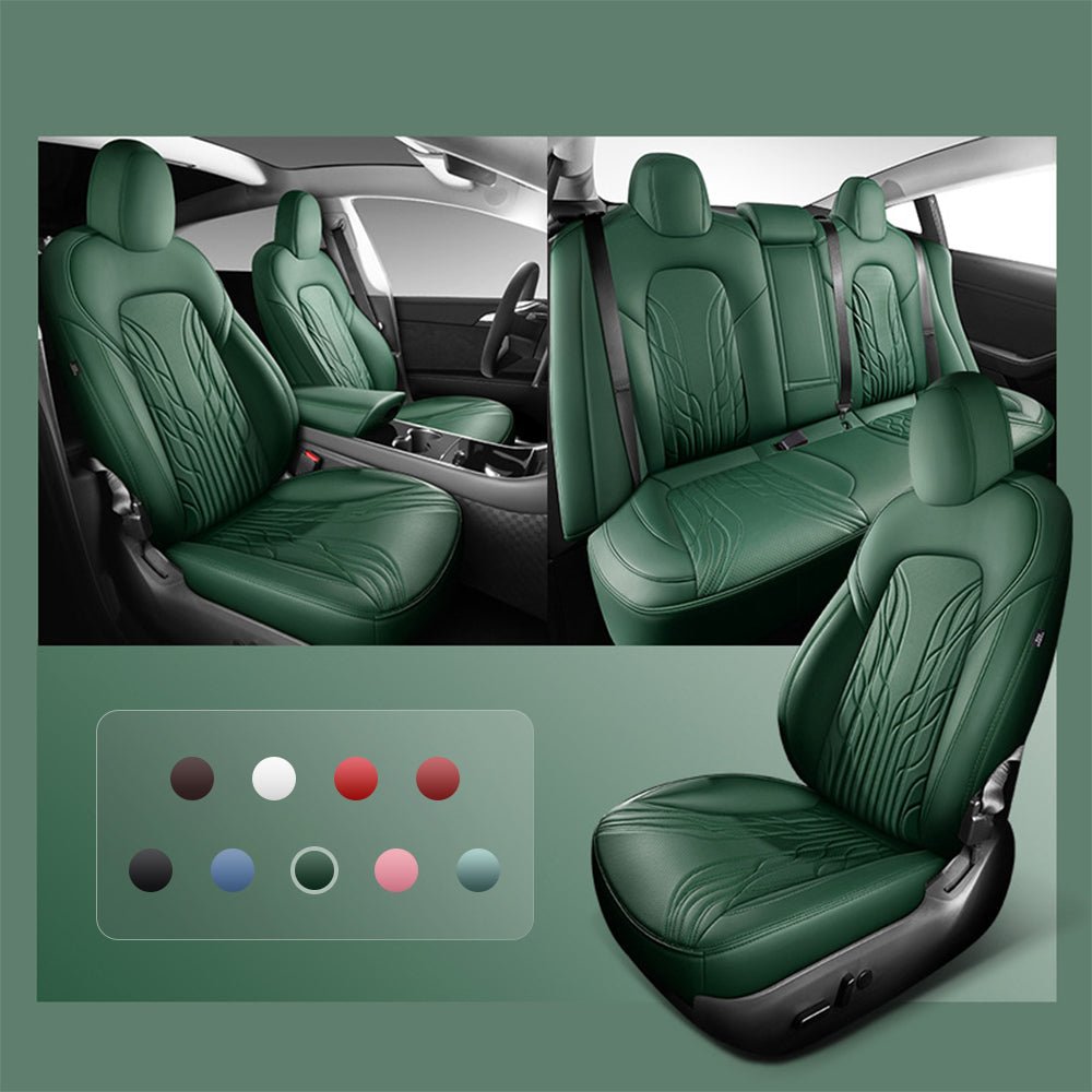 TESERY Nappa Leather Seat Covers for Model 3 Highland & Model Y Juniper - Tesery Official Store