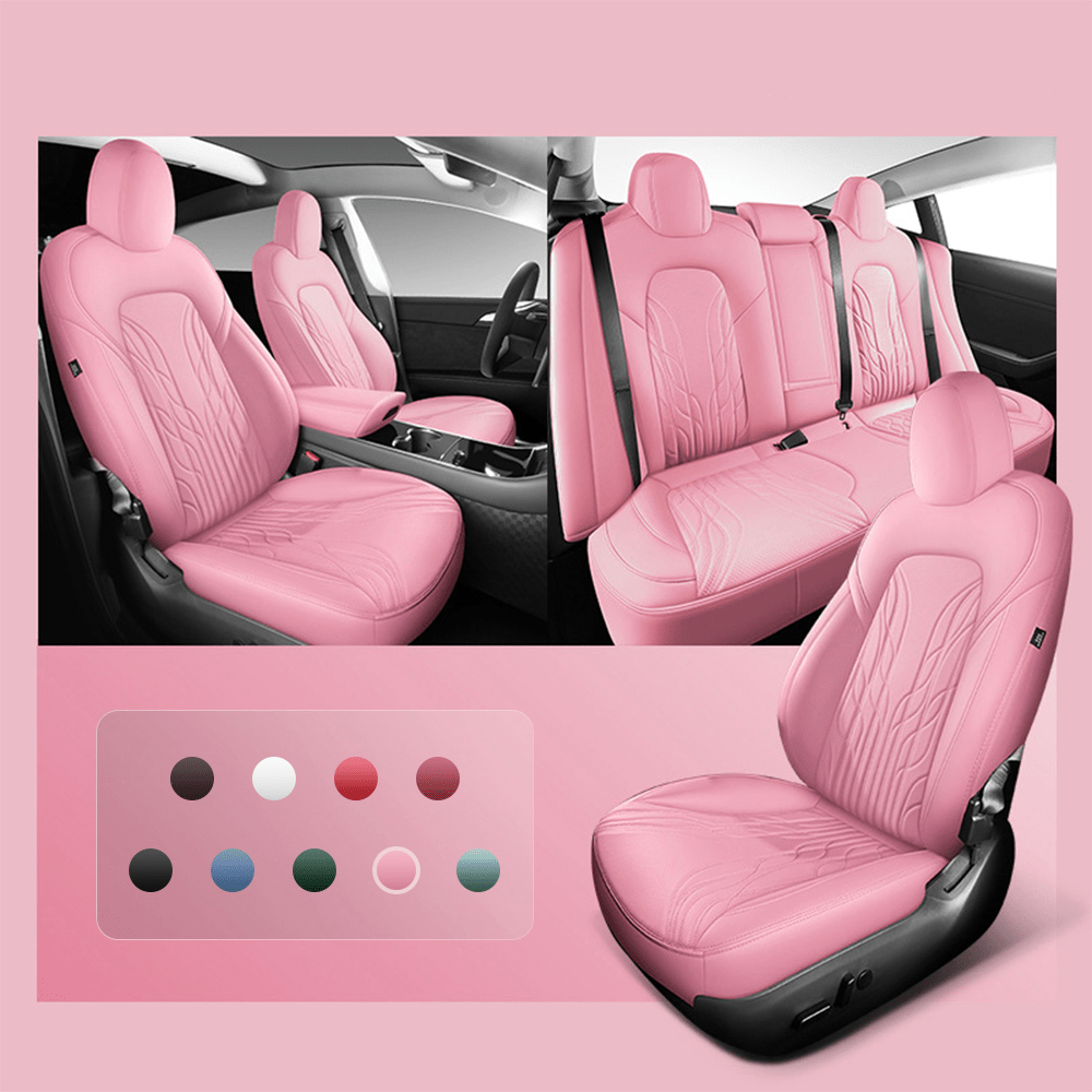 TESERY Nappa Leather Seat Covers for Model 3 Highland & Model Y Juniper - Tesery Official Store