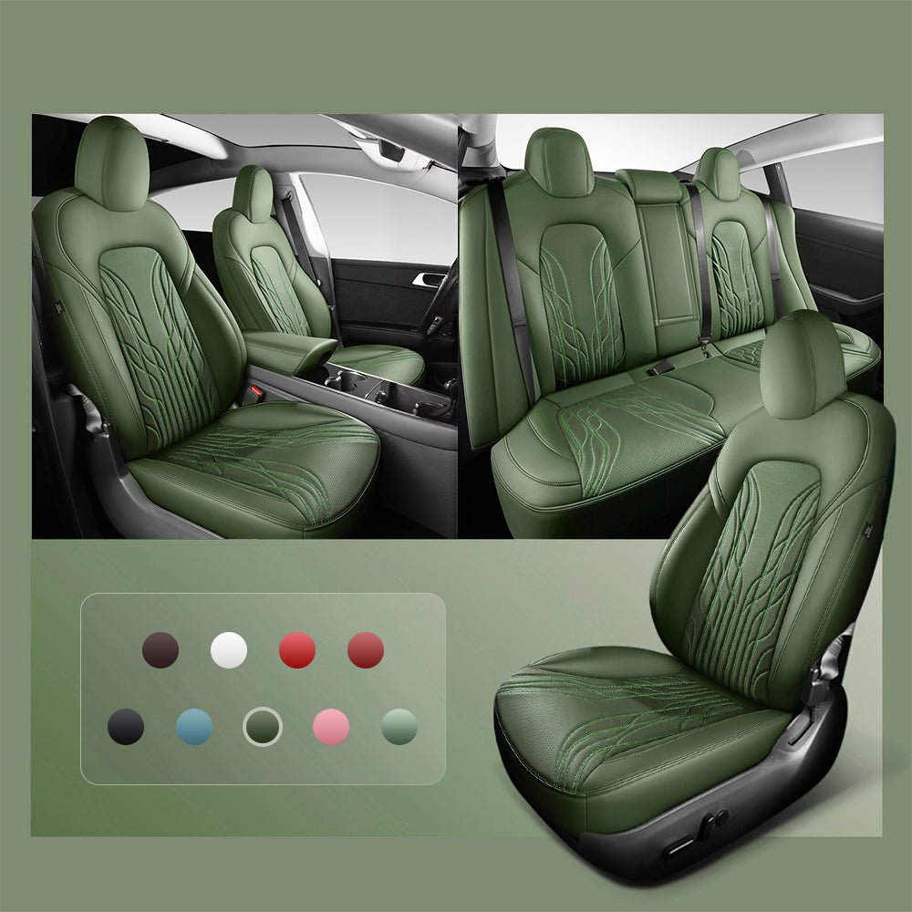 TESERY Nappa Leather Seat Covers for Model 3 Highland & Model Y Juniper - Tesery Official Store