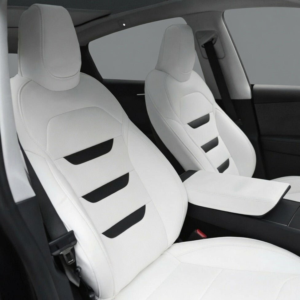 TESERY Nappa Leather Seat Covers for Tesla Model 3 & Model Y - Tesery Official Store