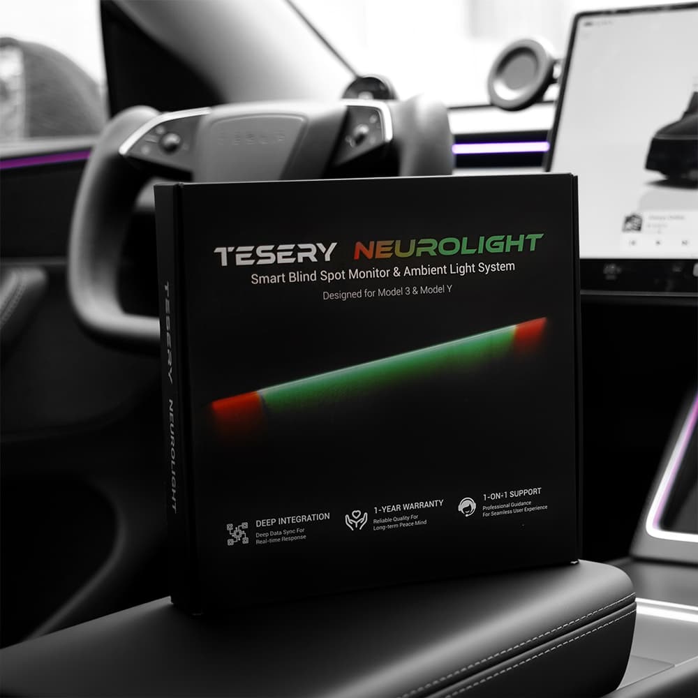 TESERY NeuroLight丨Model 3/Y Dashboard RGB Lights with Integrated BSD System - Tesery Official Store