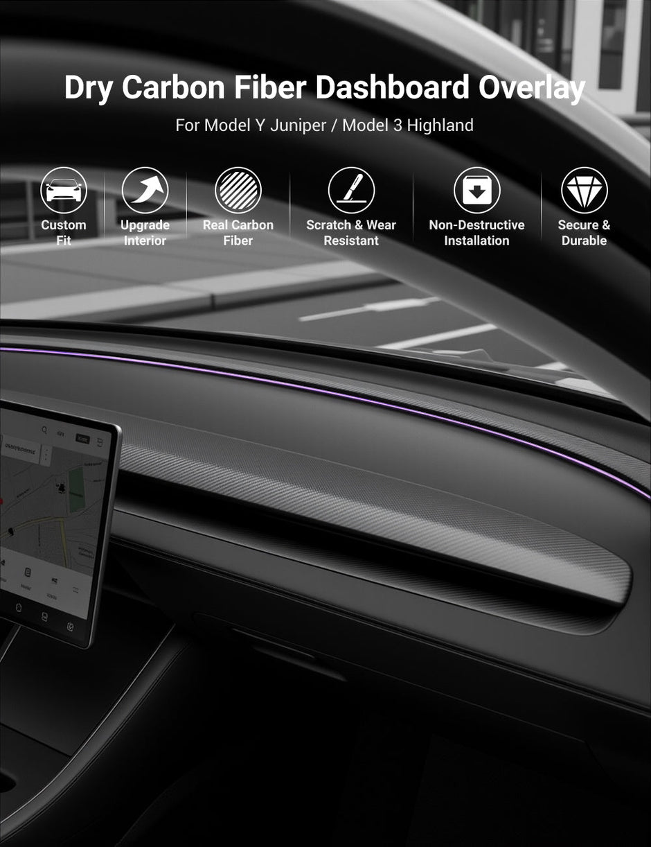 Tesla Dashboard Covers | All Models Protection & Style Upgrades