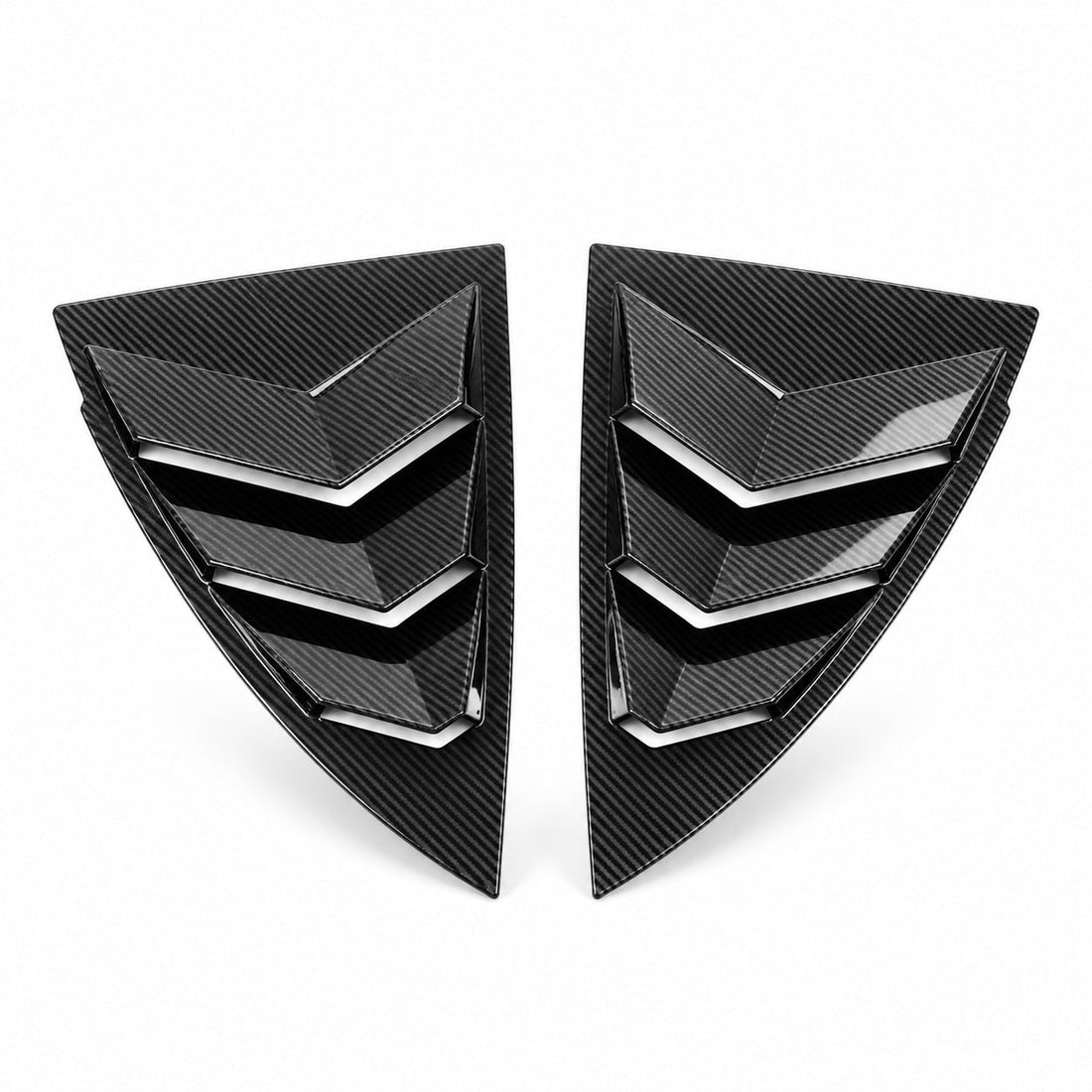 TESERY Rear Side Window Louvers Cover for Model Y | 3 Finishes | 2-Pack - Tesery Official Store