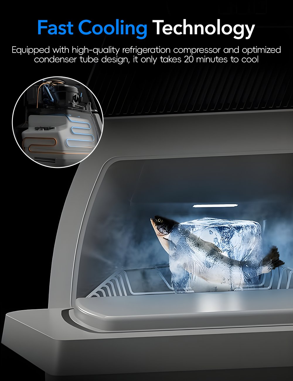 新品/未使用　TESLA/テスラ　TEMAI モデルY トランク冷蔵庫 テスラ モデルY 冷蔵庫 | コンパクトで効率的なトランク用