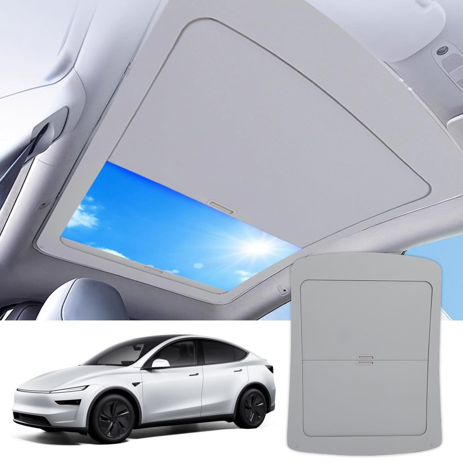 Magshade Parasole Magnetico Per Tesla Model Y (2023-2024) – Protezione UV E Isolamento Termico Per Tetto In Vetro, Accessori Tesla