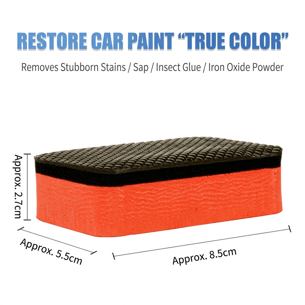 Tesery Reusable Clay Sponge Pad | Detailing & Decontamination - Tesery Official Store