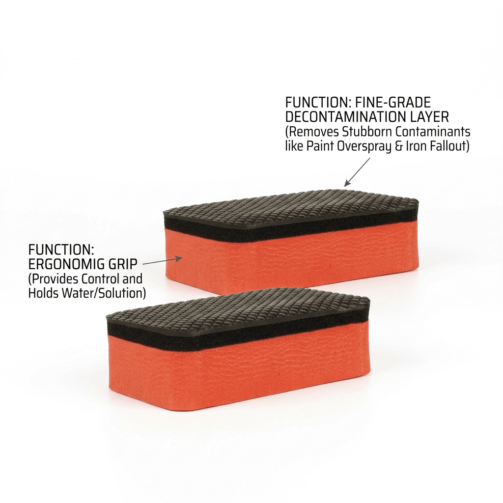 Tesery Reusable Clay Sponge Pad | Detailing & Decontamination - Tesery Official Store