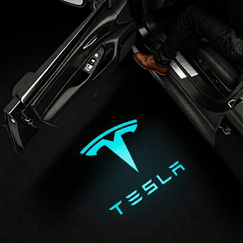 Tesla Model 3/Y/S/X RGB 64-Color Puddle Lights丨LED Door Welcome Light