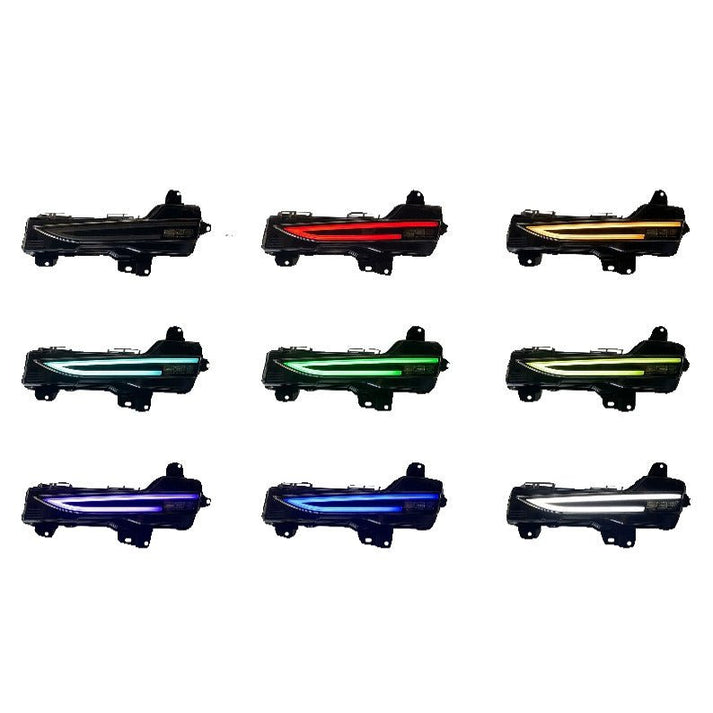 Full flytende fargeshowcase